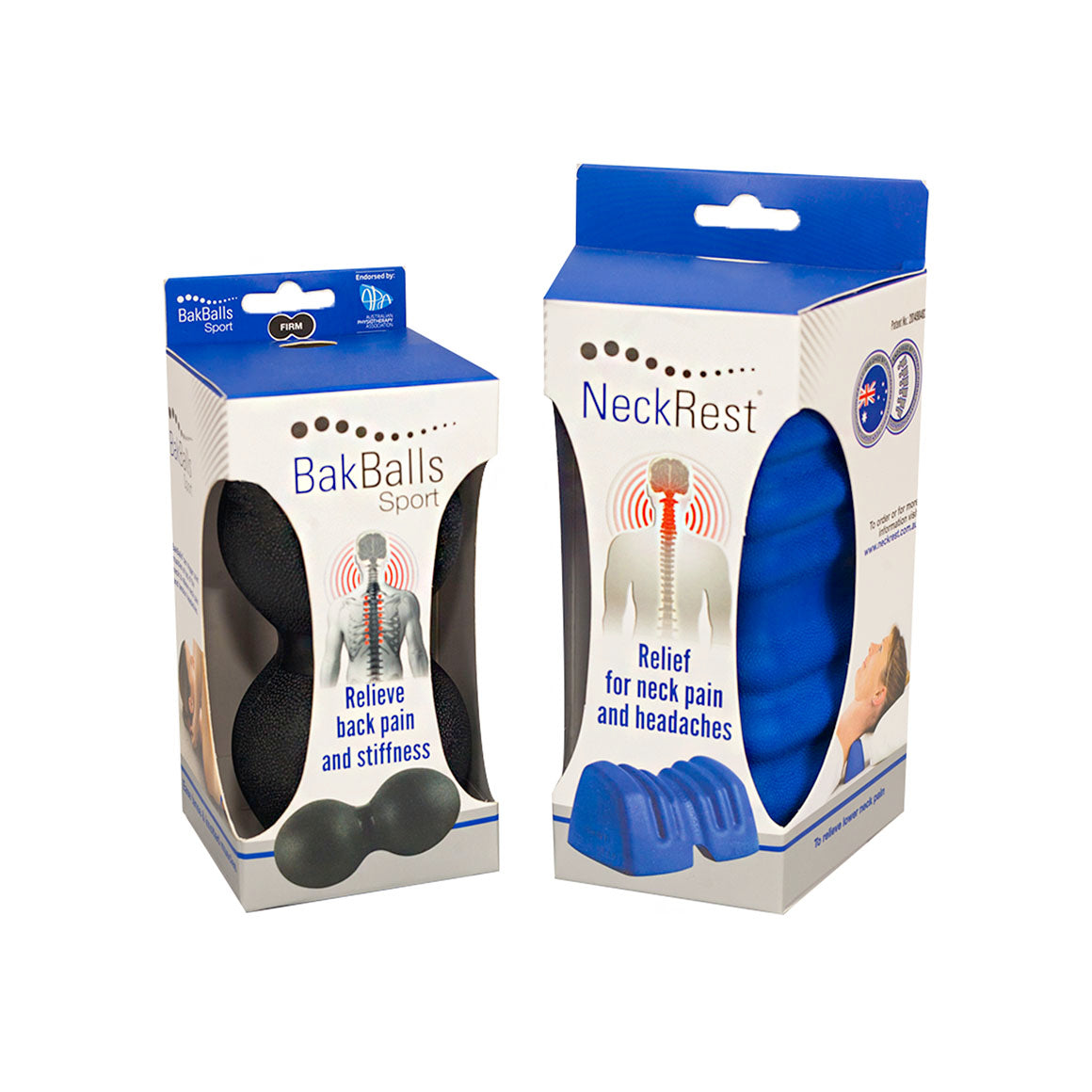 Spinal relief pack - black or red