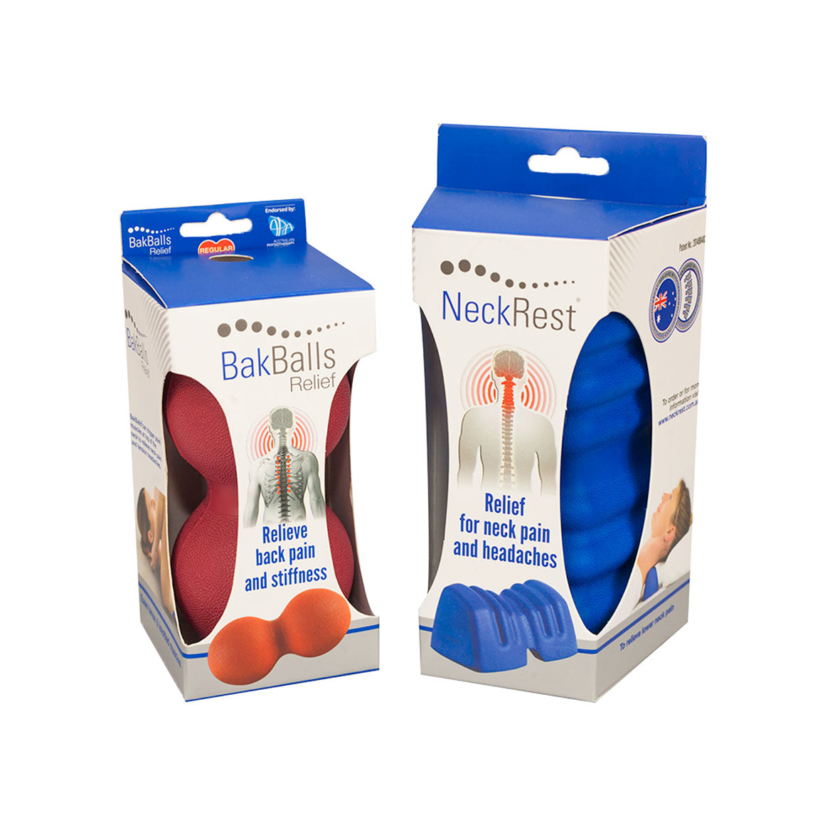 Spinal relief pack - black or red